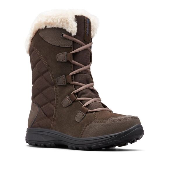 COLUMBIA ICE MAIDEN II boots $100 msrp size 6 Women's Brown Winter Boots - Picture 1 of 9
